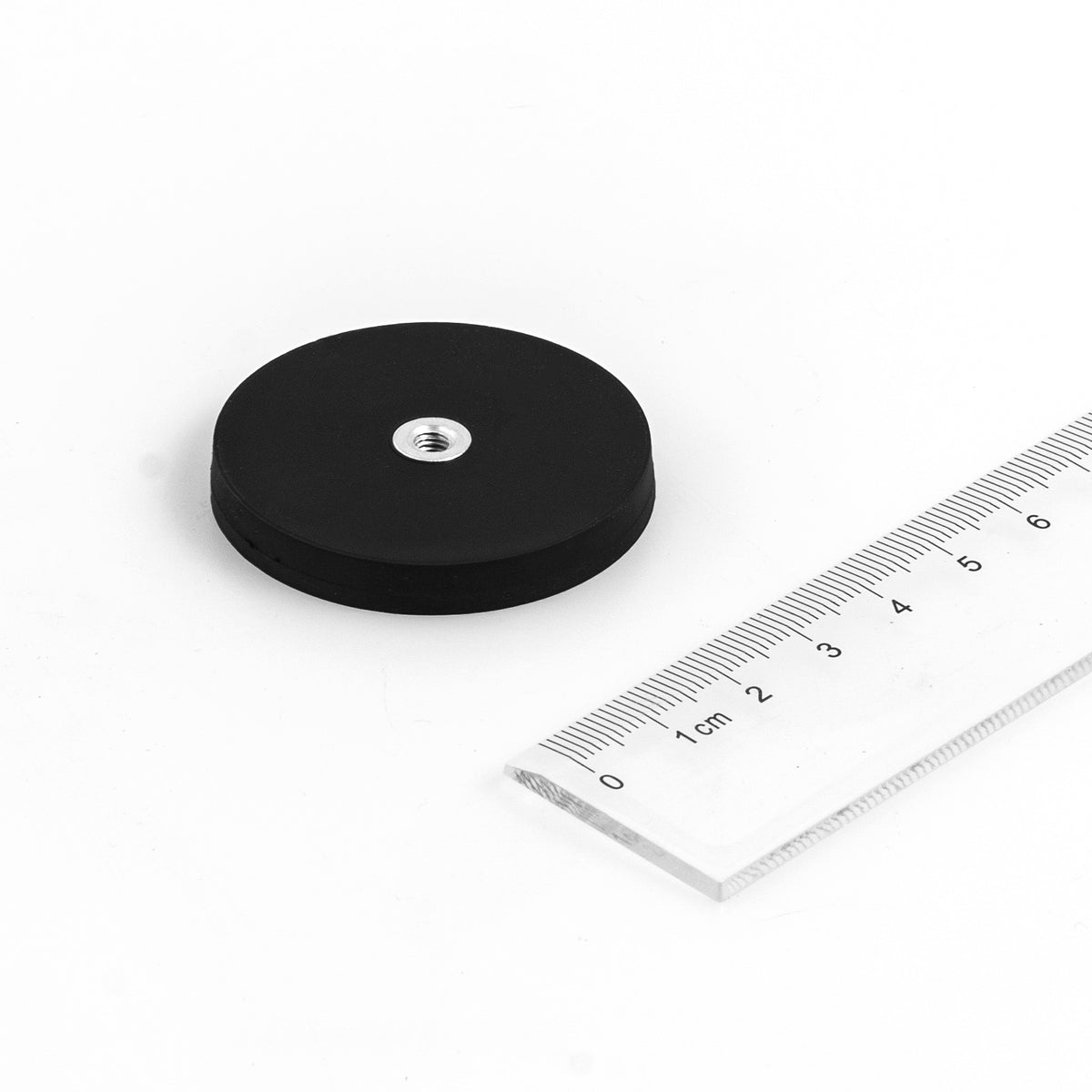 Rubber Coated Magnet - Female Thread Hole (Model A) – Simple Signman